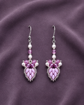 Chalk Lilac Garden Earrings