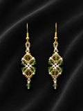 Olivine Swarovski Crystal Earrings
