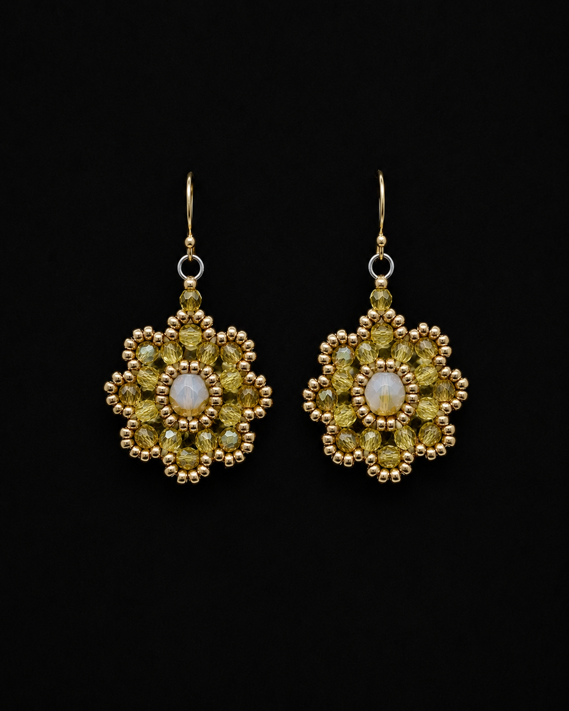 Golden Blossom Earrings