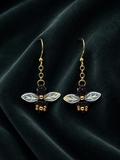 Moonlit Honey Bee Earrings