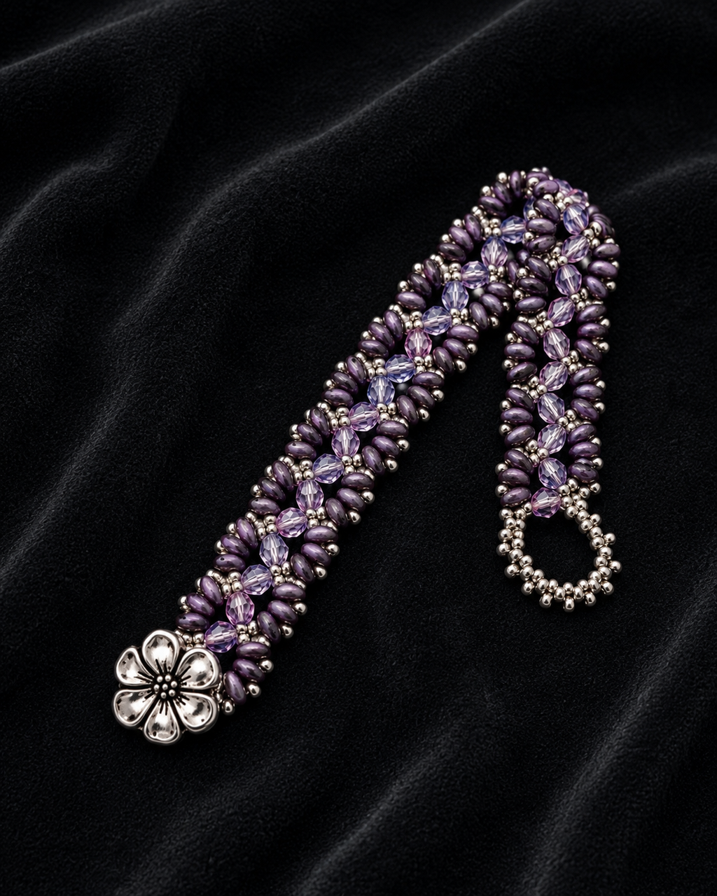 Mauve Blossom Bracelet