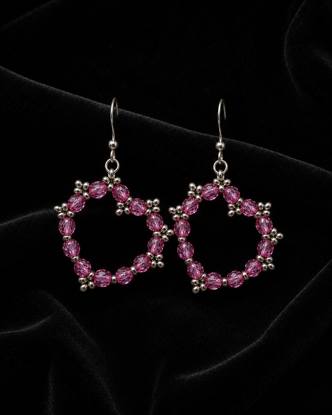 Blushing Heart Earrings