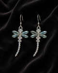 Morning Mist Dragonfly Earrings