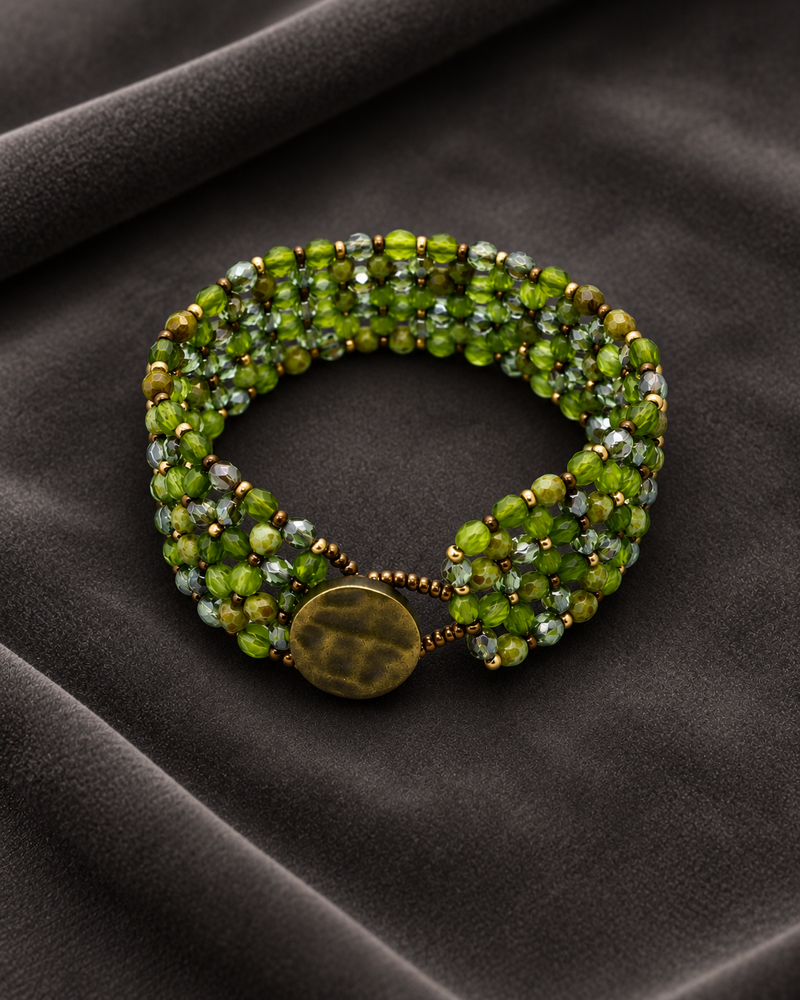 Olive Luster Bracelet