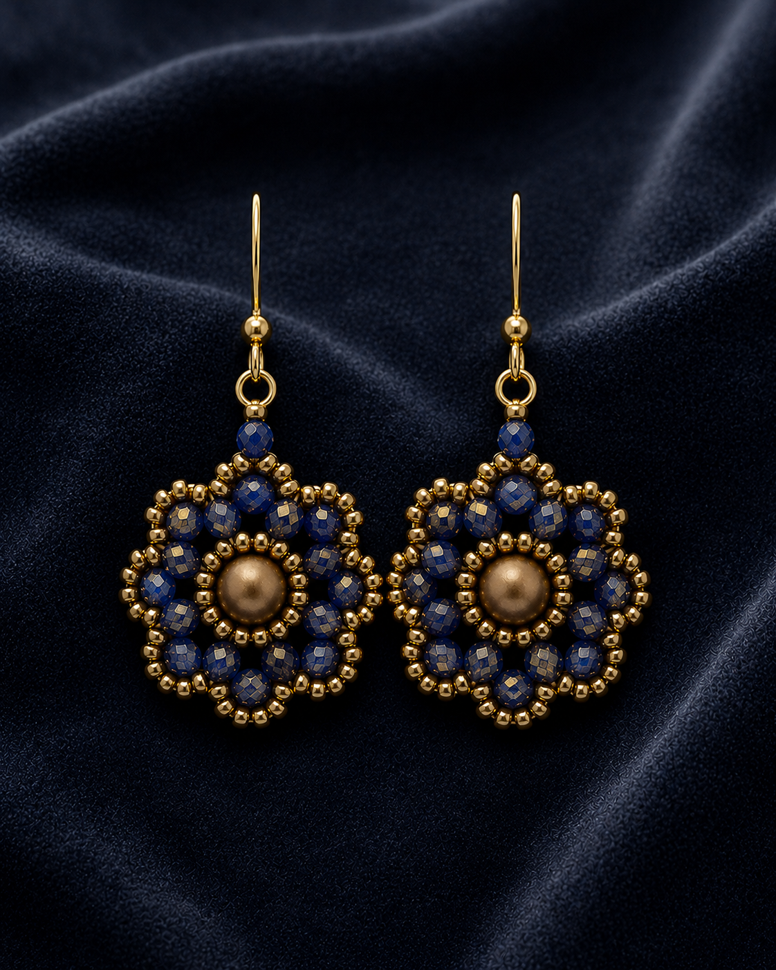 Midnight Blossom Earrings