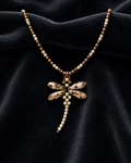 Picasso Brown & Ivory Dragonfly Choker