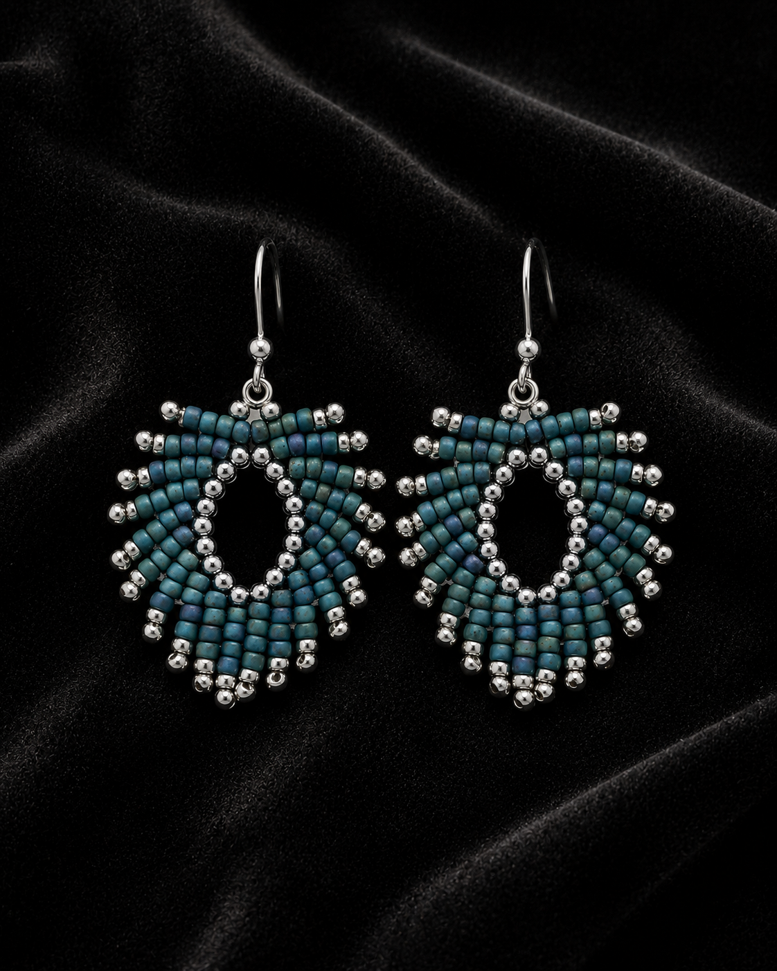 Turquoise Leaf Earrings