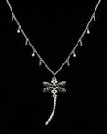 Midnight Dragonfly Necklace