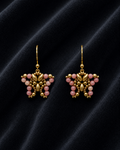 Dusty Rose Butterfly Earrings