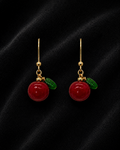 Red Apple Earrings