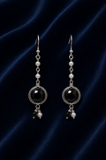 Midnight Pearl Earrings