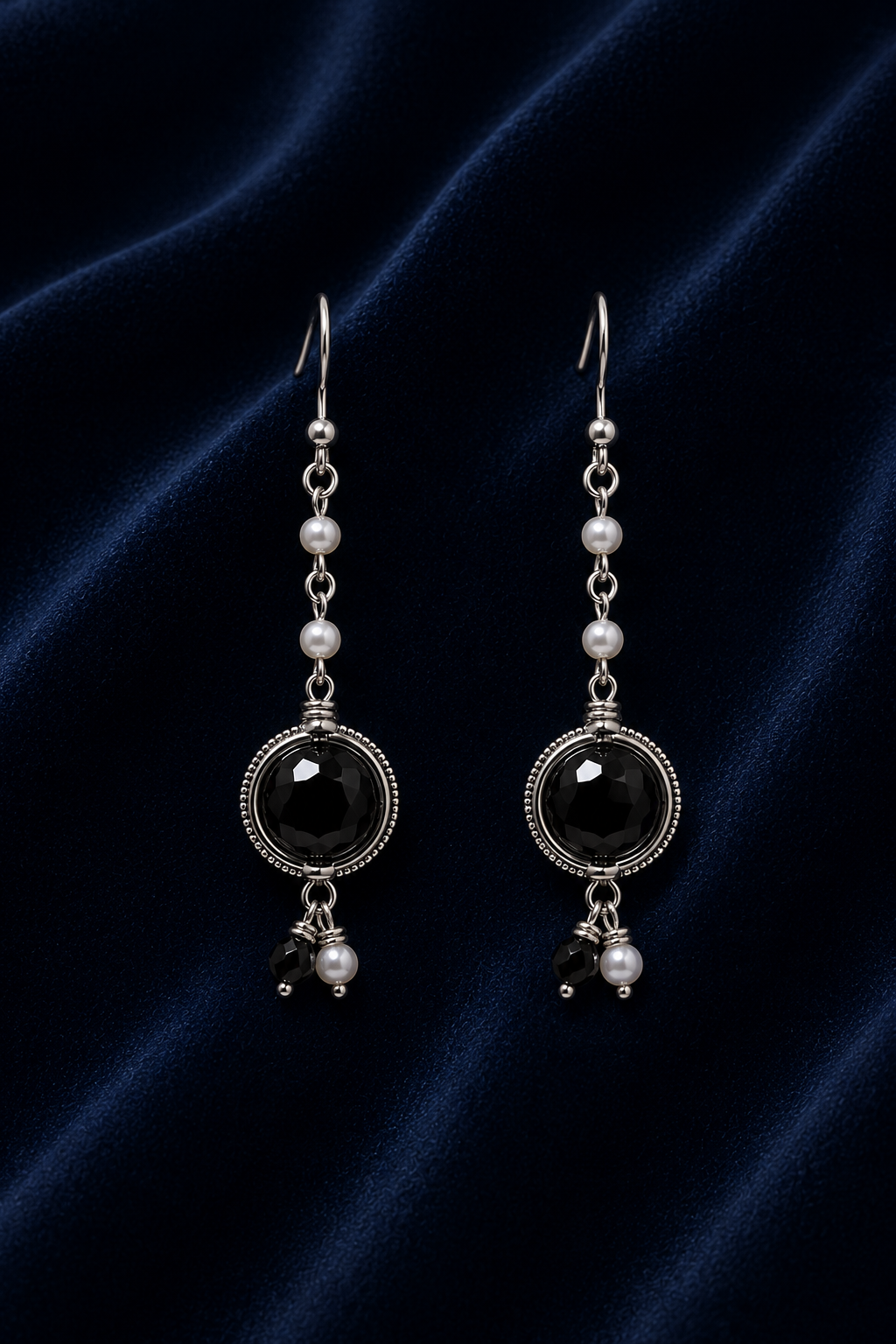 Midnight Pearl Earrings