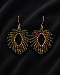 Rainbow Feather Earrings