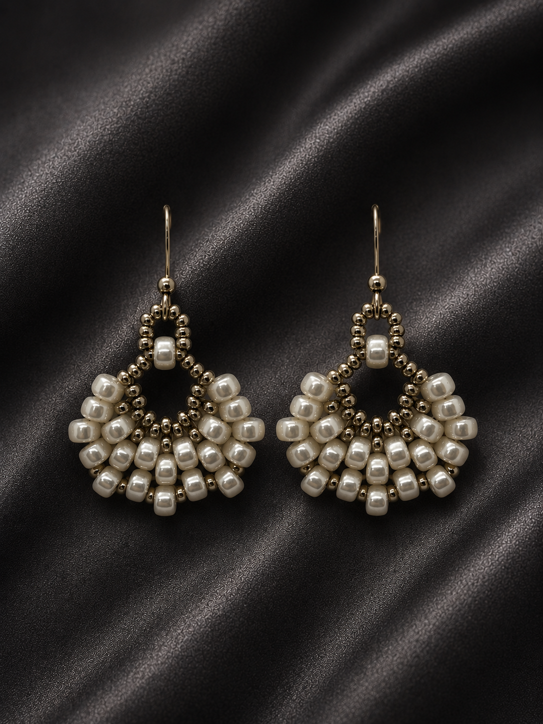 Ivory Fan Earrings