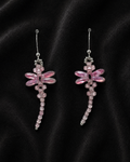 Blush Pink Dragonfly Earrings