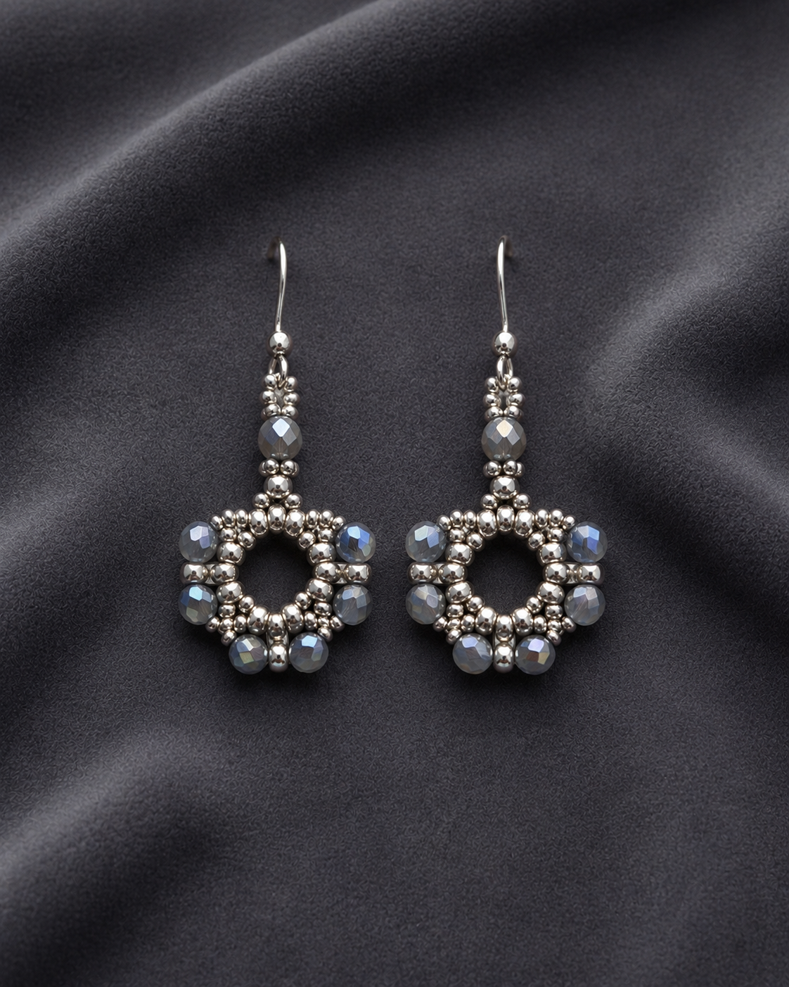 Moonlit Gray Earrings
