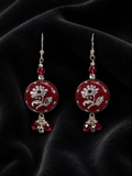 Ruby Garden Dangle Earrings