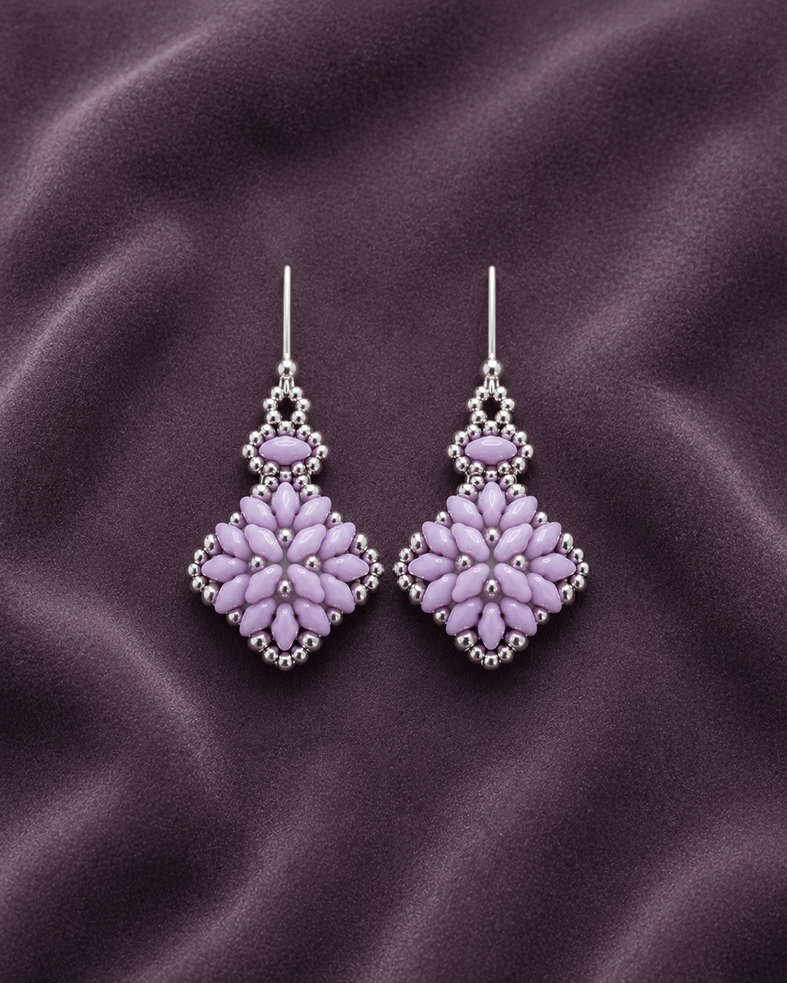 Chalk Lilac Earrings