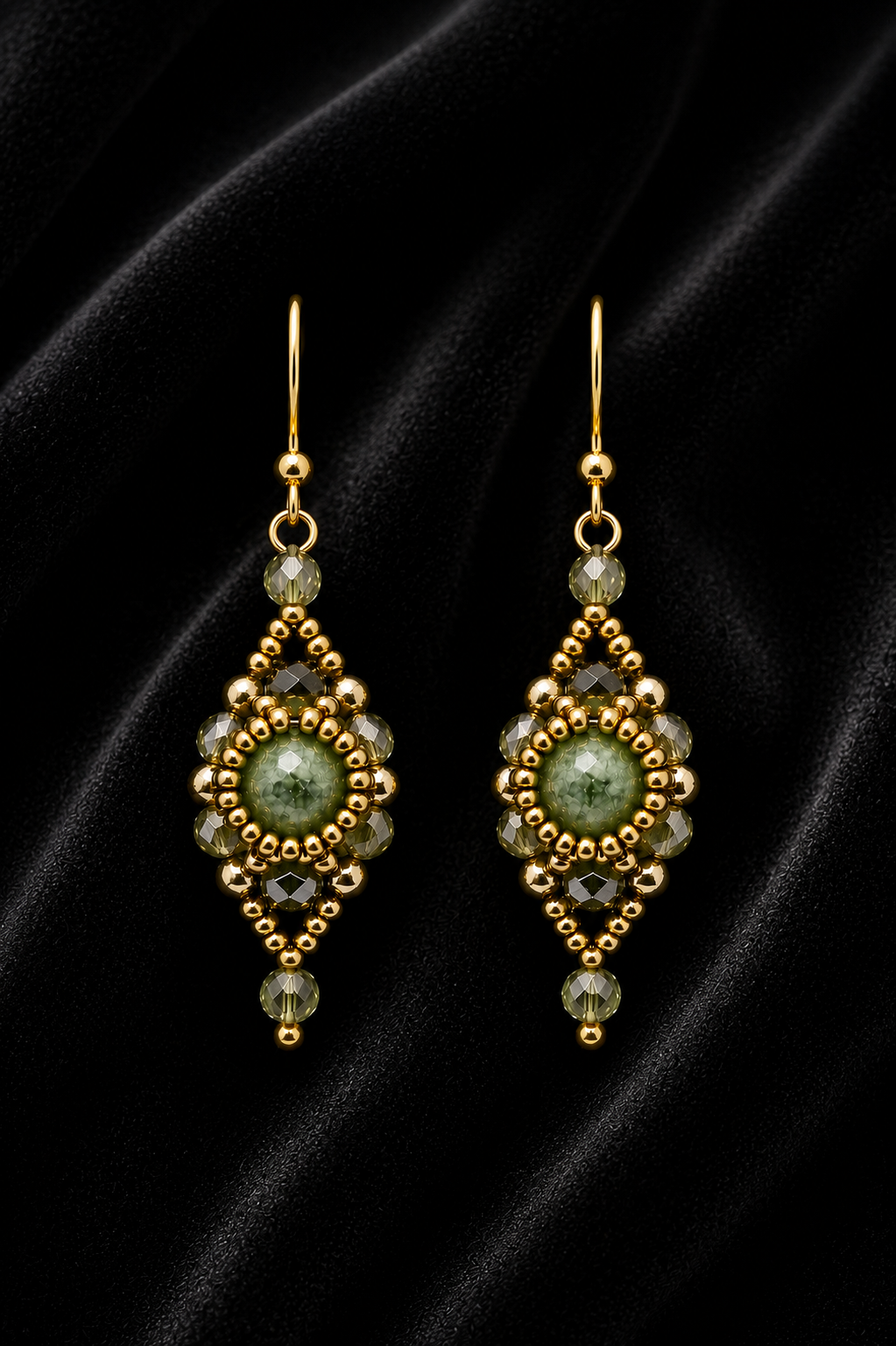 Moss Halo Earrings