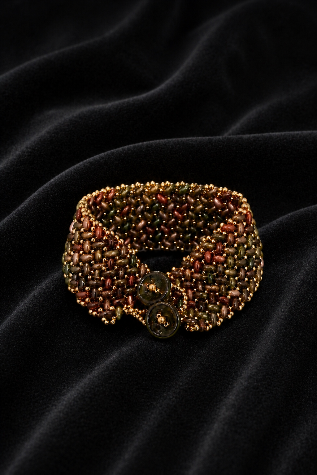 Herringbone Cuff Bracelet