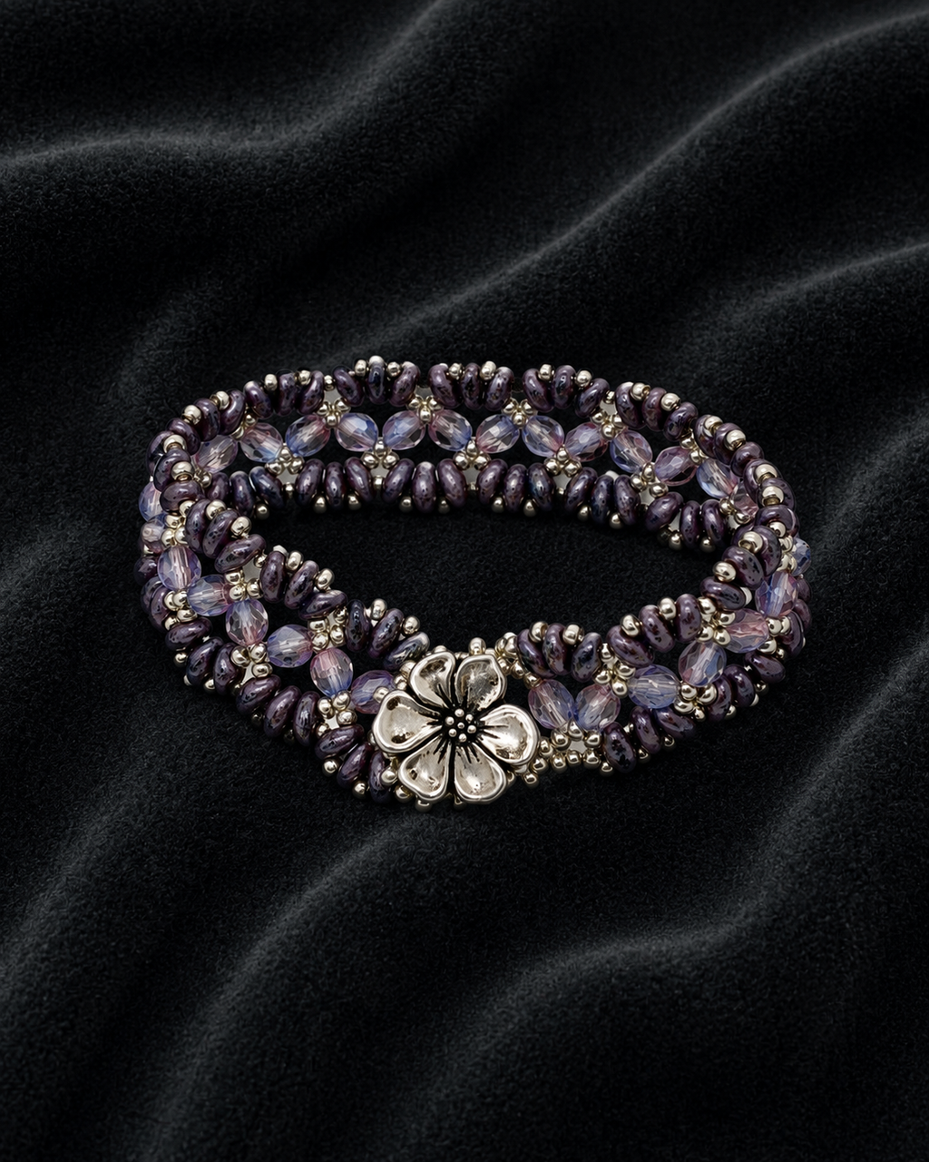 Mauve Blossom Bracelet