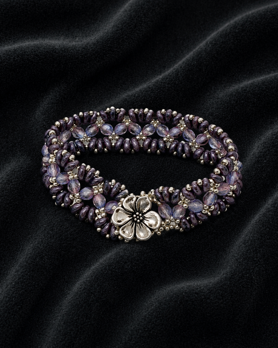 Mauve Blossom Bracelet