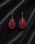 Wild Raspberry Earrings