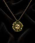 Golden Shadow Crystal Pendant